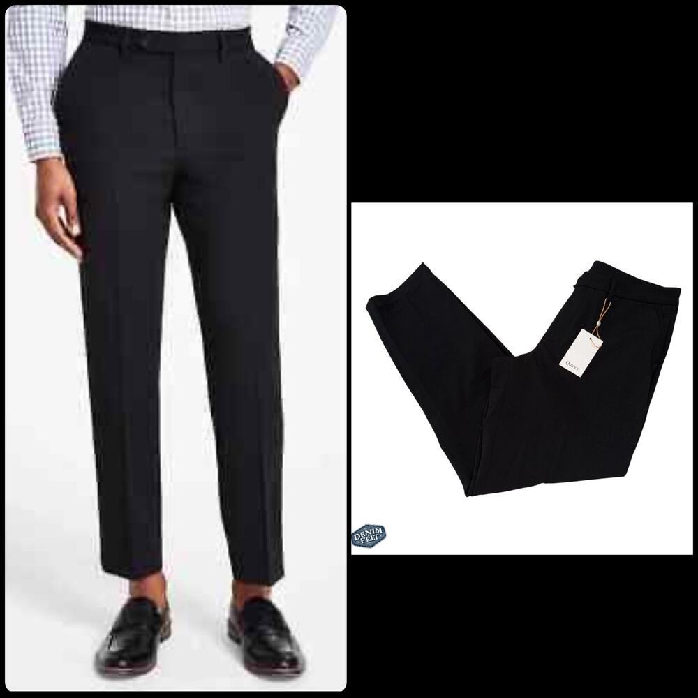 Quince Men’s Performance Stretch Dress/Work Pant- Slim Fit / Black / 32x30 – NWT